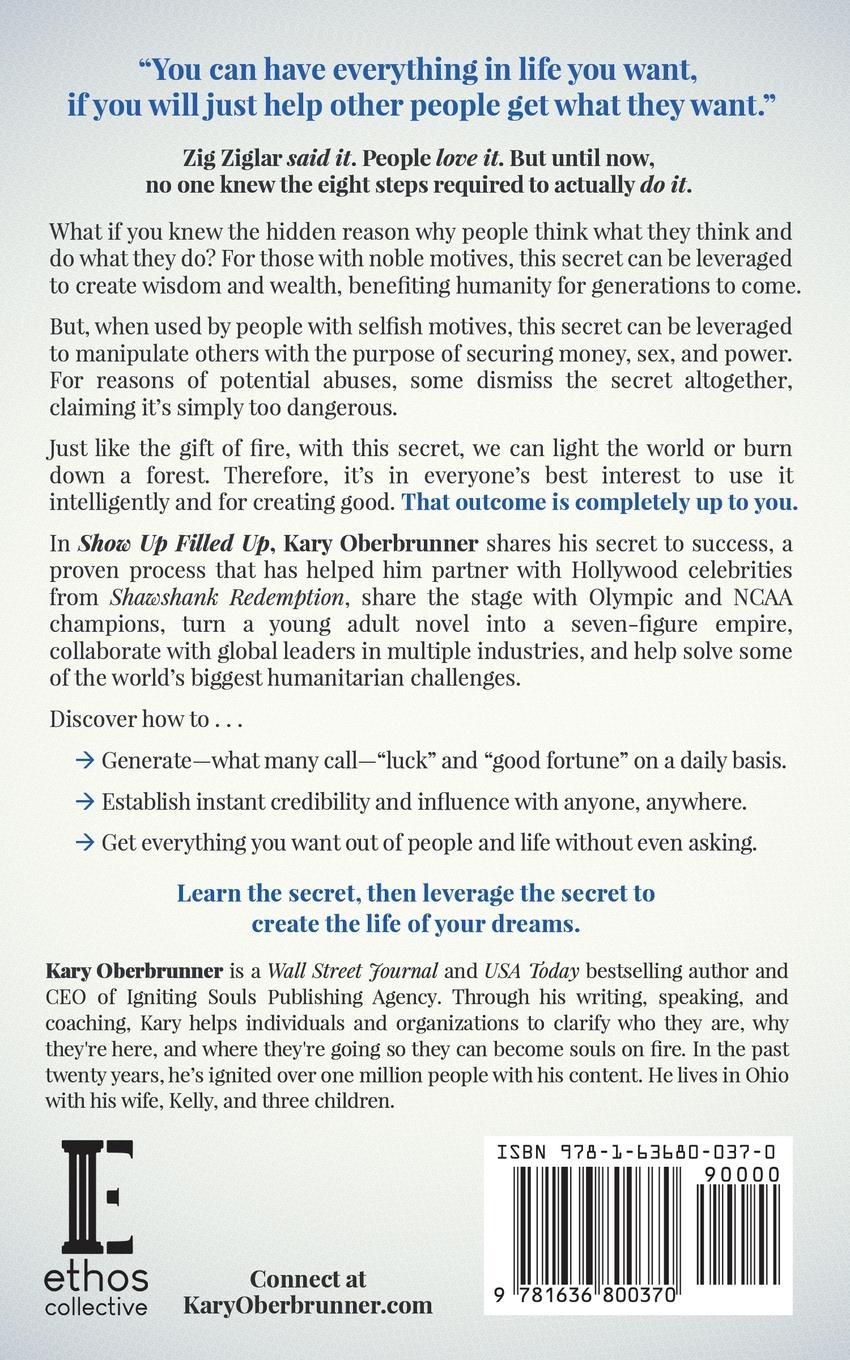 Rückseitencover Show Up Filled Up