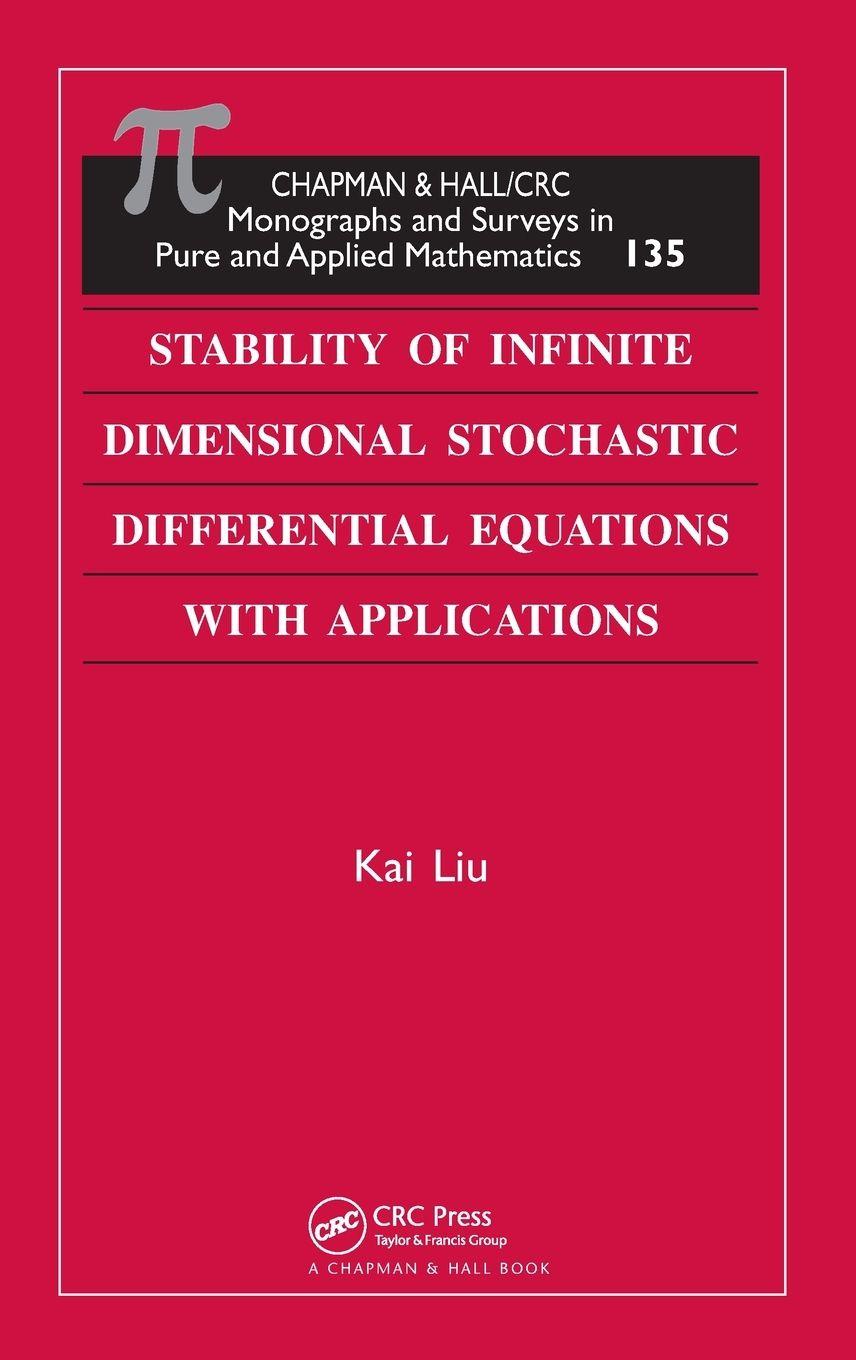 Vorderes Coverbild Stability of Infinite Dimensional Stochastic Differential  Equations with Applications
