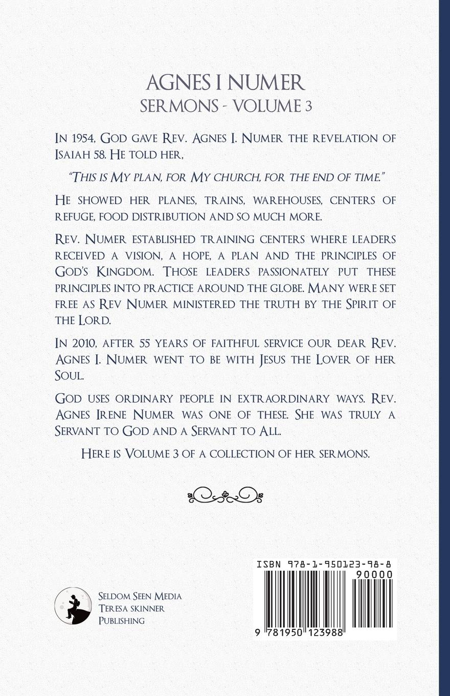 Rückseitencover Agnes I. Numer - God's Love Must Be Perfected