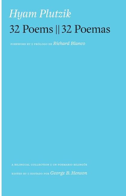 Vorderes Coverbild Hyam Plutzik 32 Poems 32 Poemas