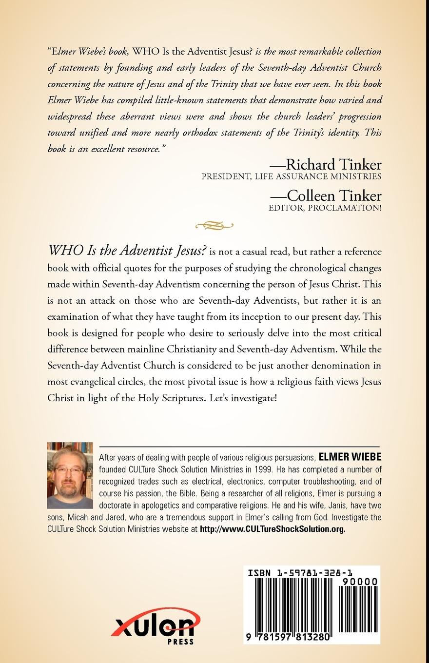 Rückseitencover WHO Is The Adventist Jesus?