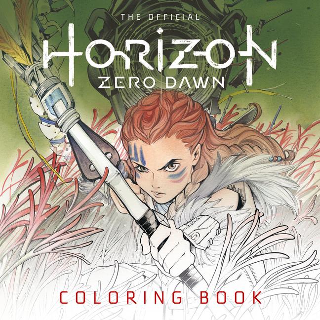 Vorderes Coverbild Horizon Zero Dawn Official Coloring Book