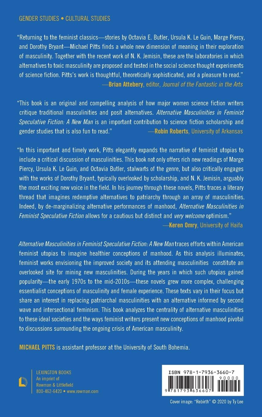 Rückseitencover Alternative Masculinities in Feminist Speculative Fiction