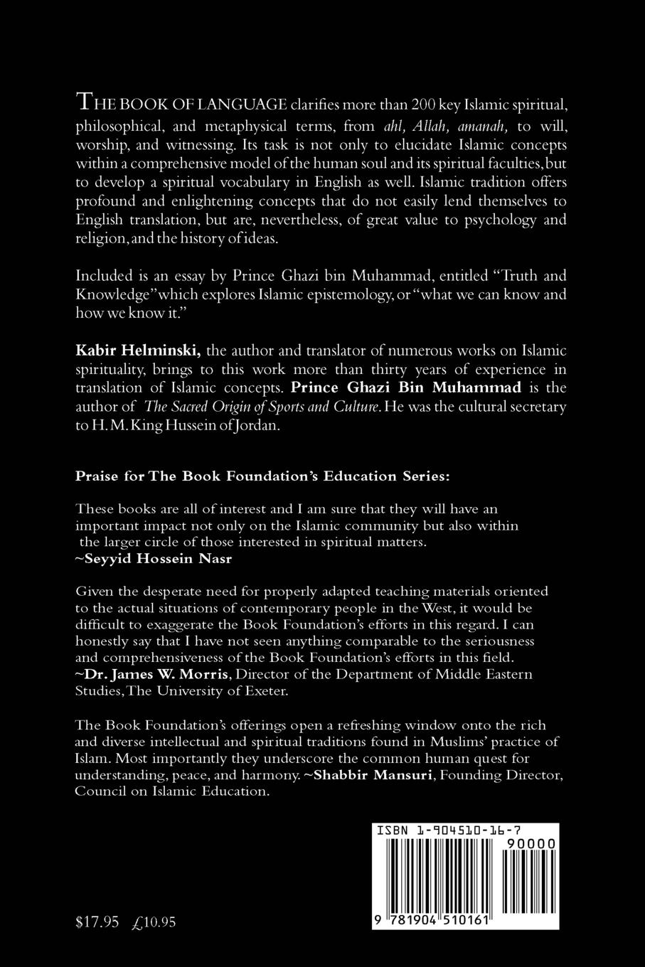 Rückseitencover The Book of Language