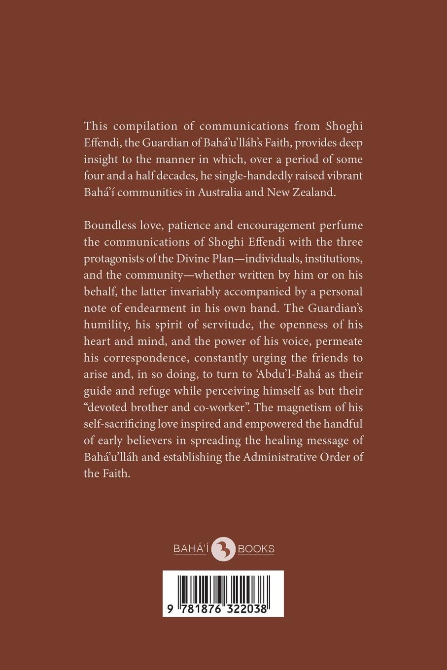 Rückseitencover Messages to the Antipodes