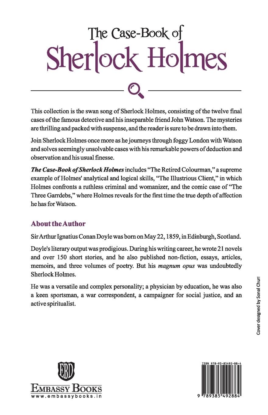 Rückseitencover The Casebook Of Sherlock Holmes