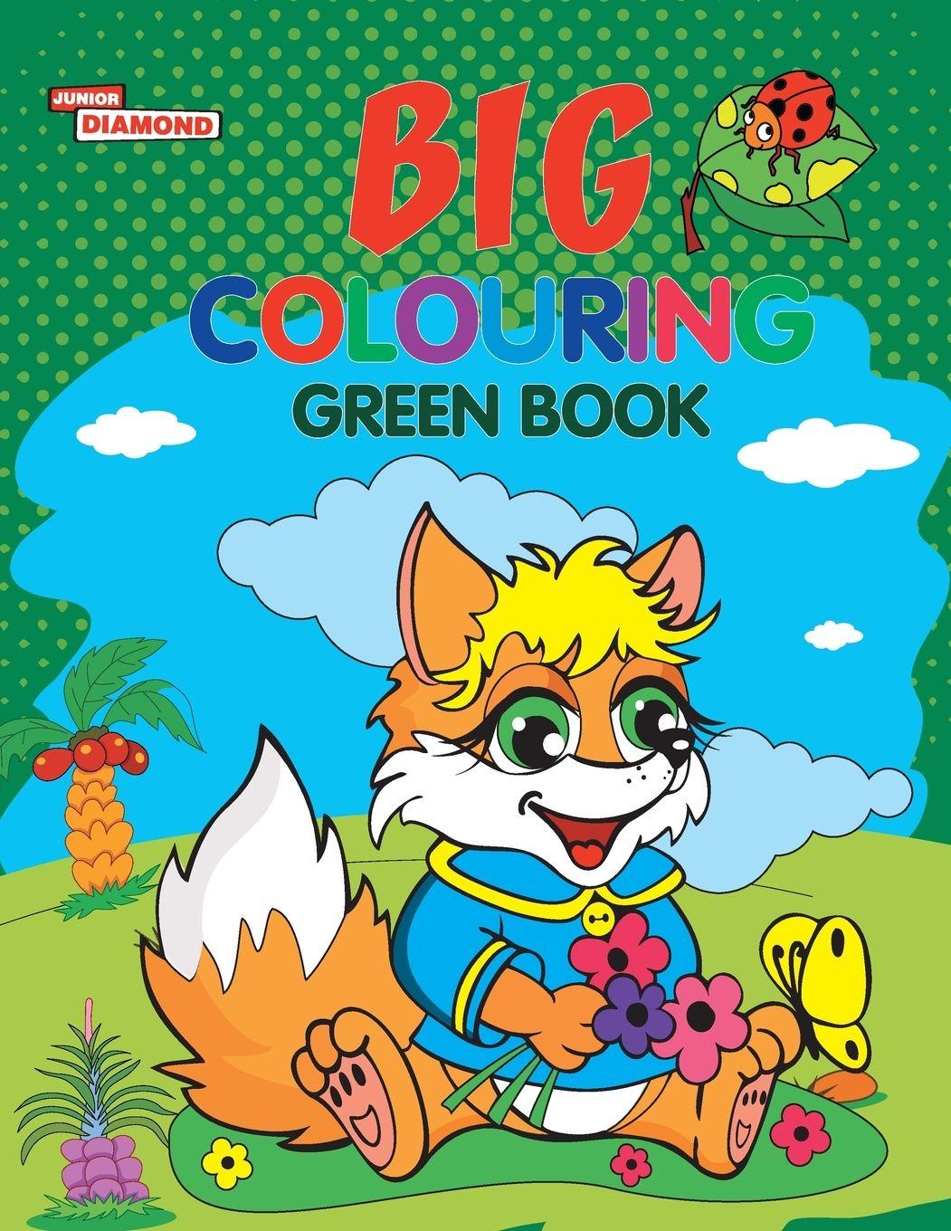 Vorderes Coverbild Big Colouring Green Book for 5 to 9 years Old Kids| Fun Activity and Colouring Book for Children