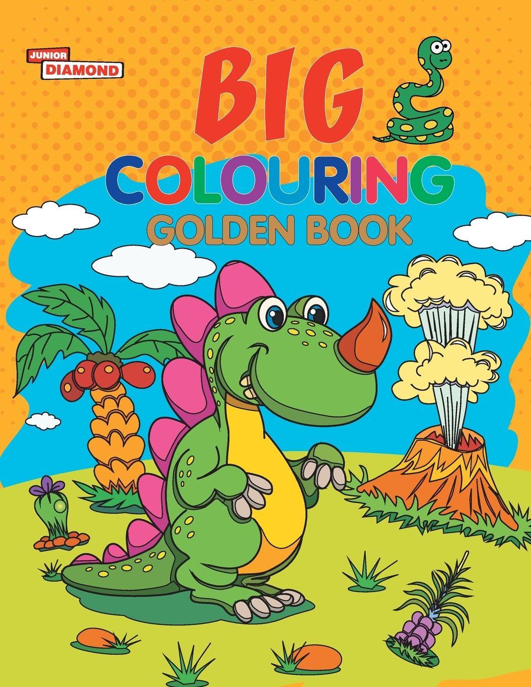 Vorderes Coverbild Big Colouring Golden Book for 5 to 9 years Old Kids| Fun Activity and Colouring Book for Children
