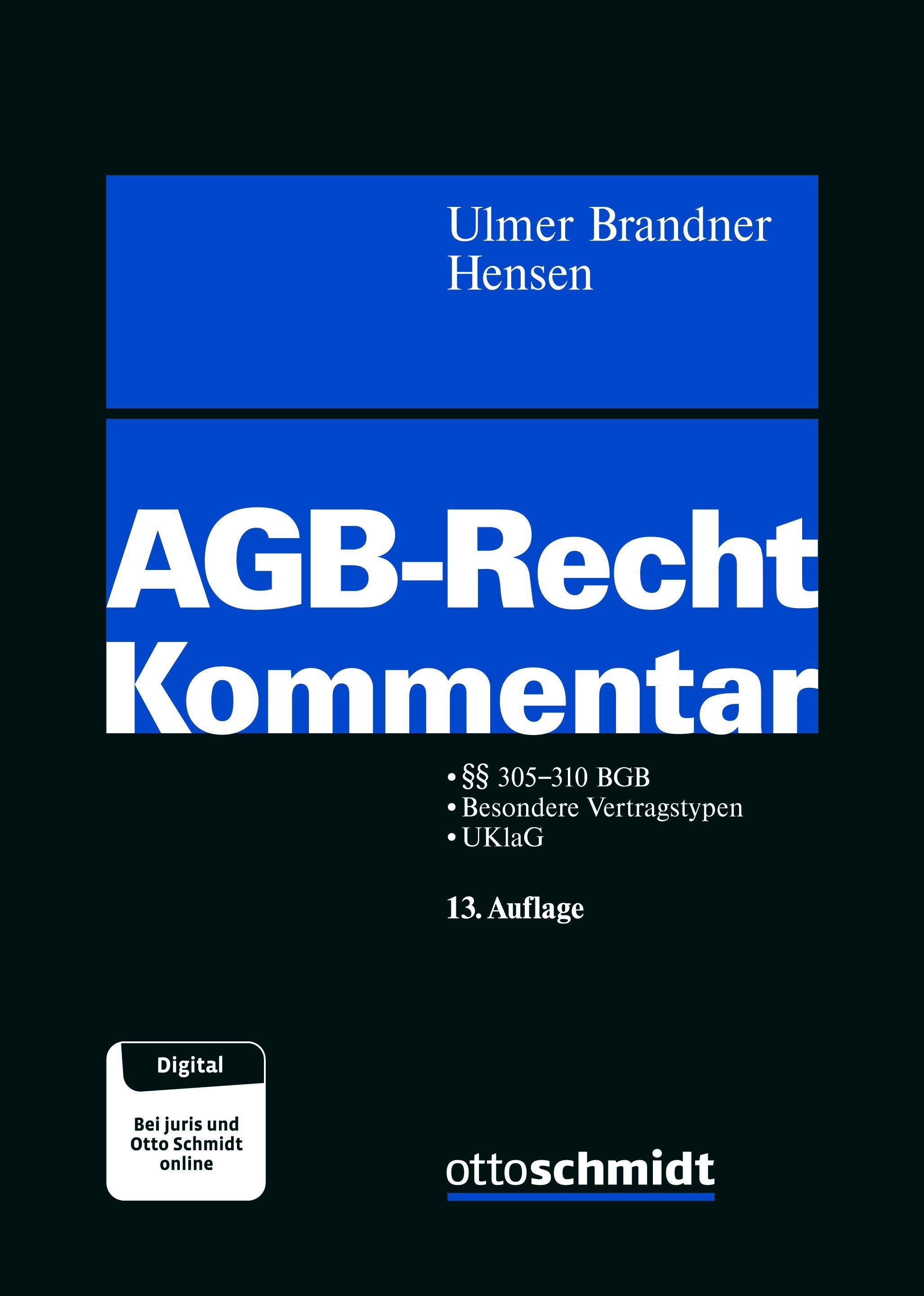 Vorderes Coverbild AGB-Recht
