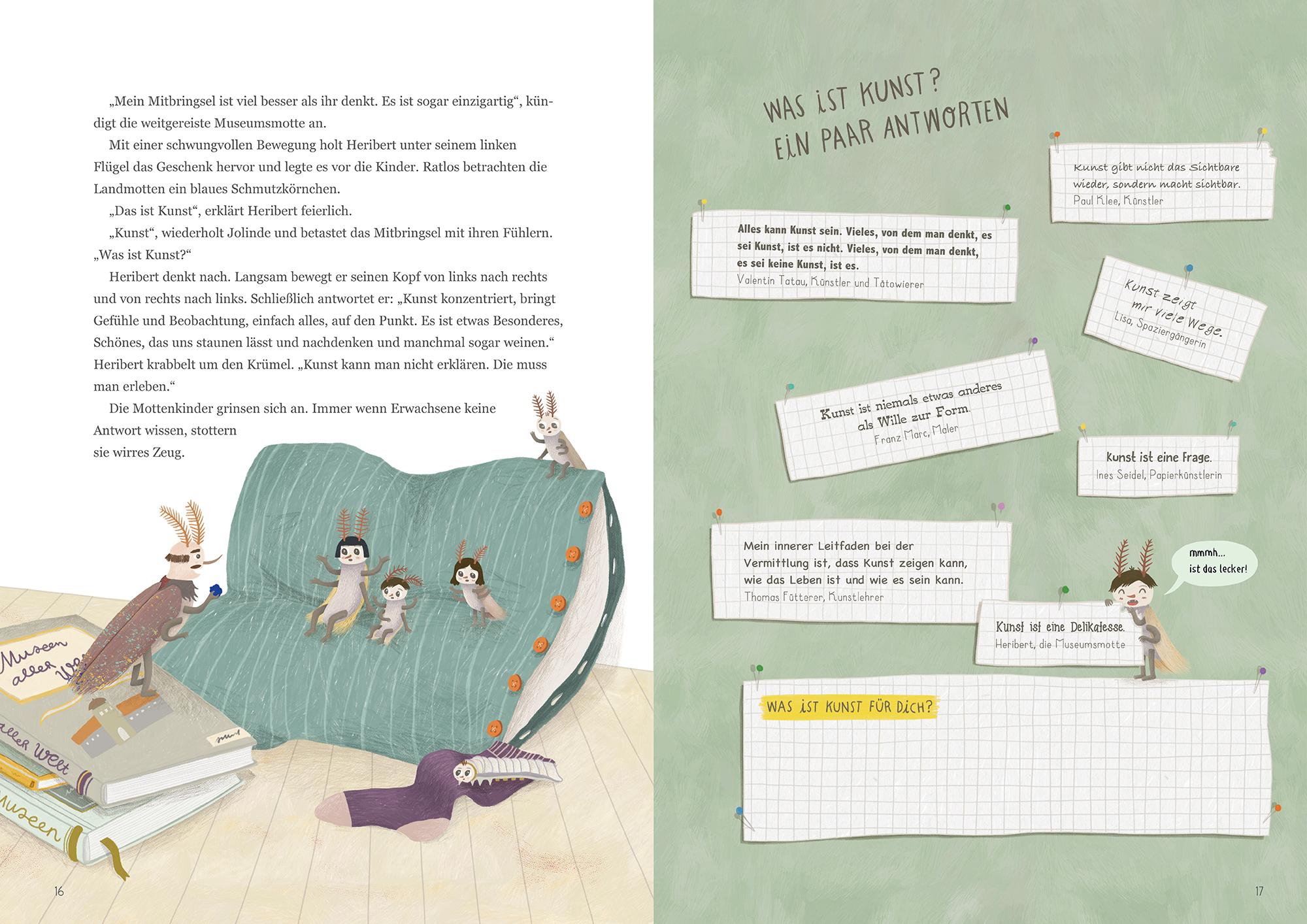 Beispielinhalt (Bild) Kunstfresser - Aus dem Leben einer Museumsmotte