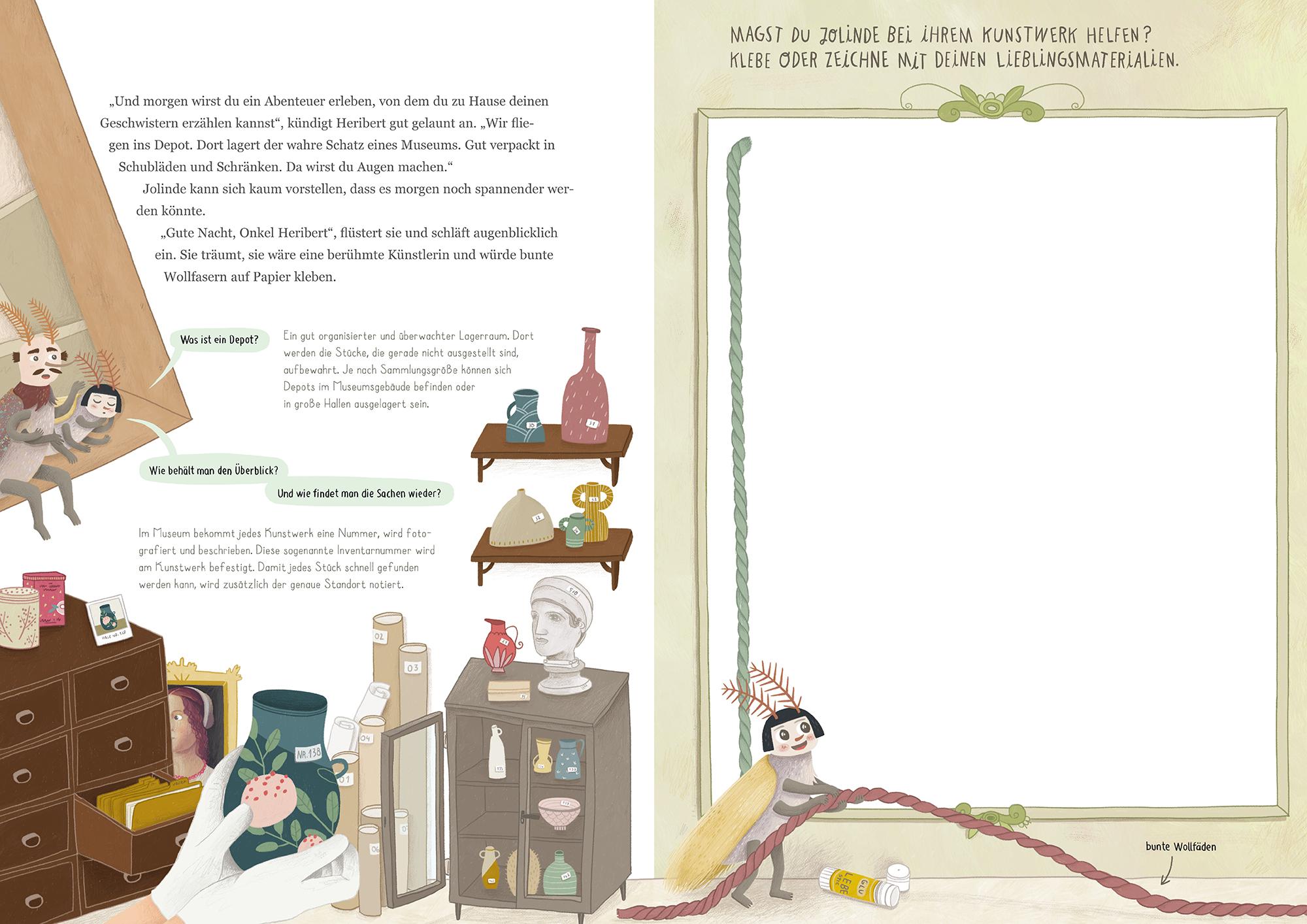 Beispielinhalt (Bild) Kunstfresser - Aus dem Leben einer Museumsmotte