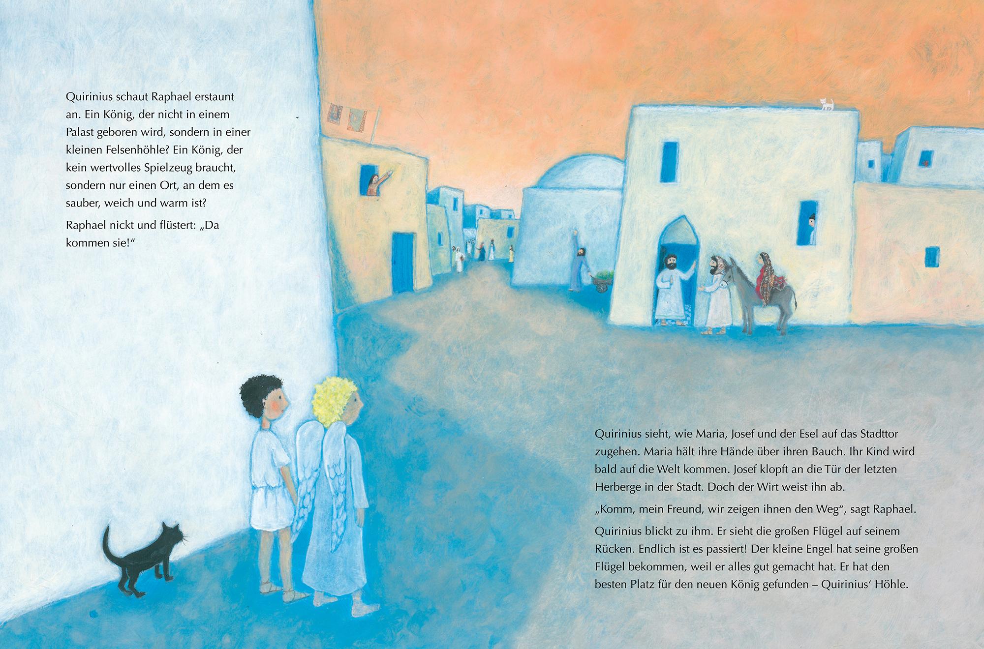 Beispielinhalt (Bild) Quirinius, der Engel und das Christkind