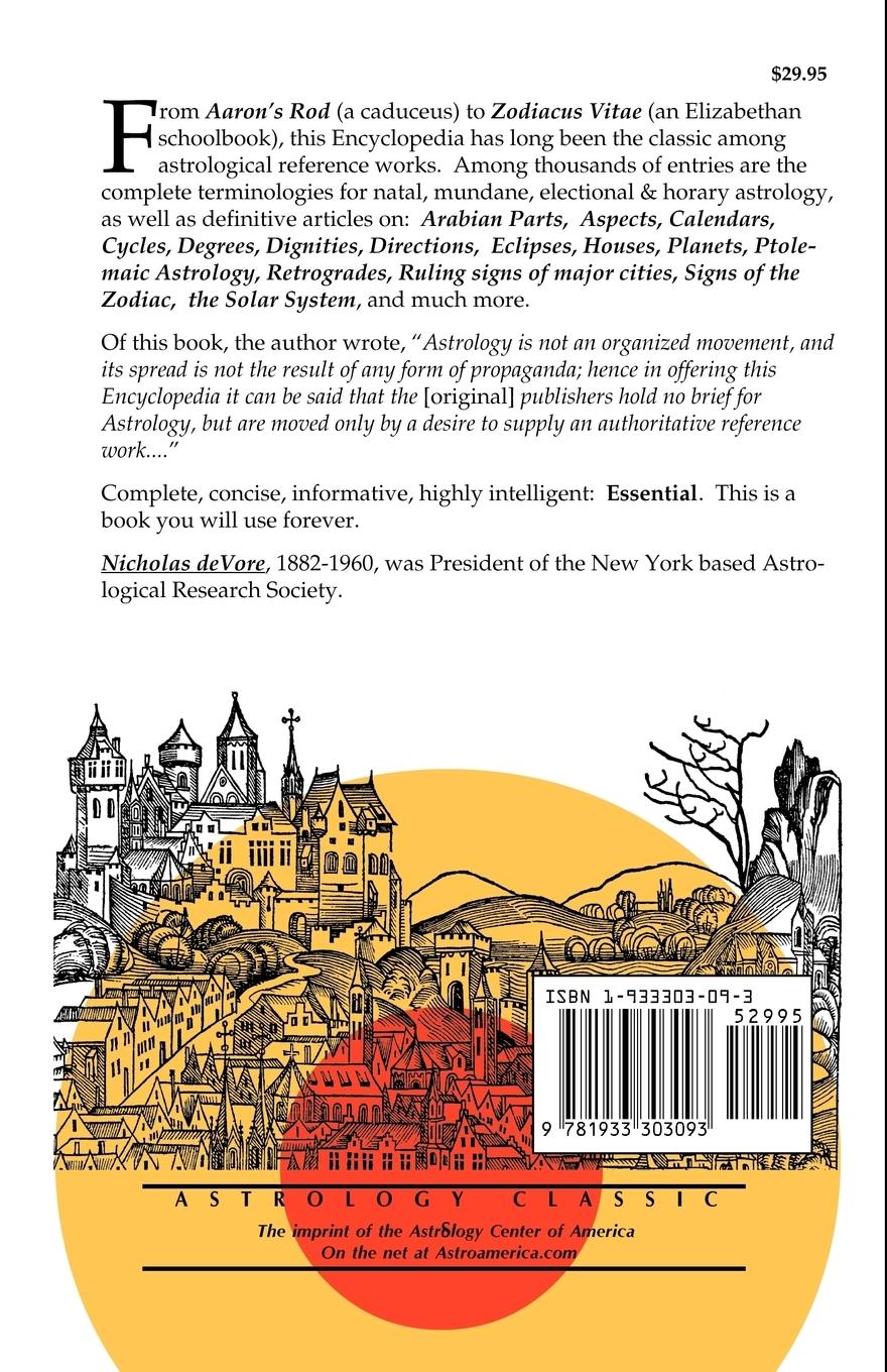 Rückseitencover Encyclopedia of Astrology