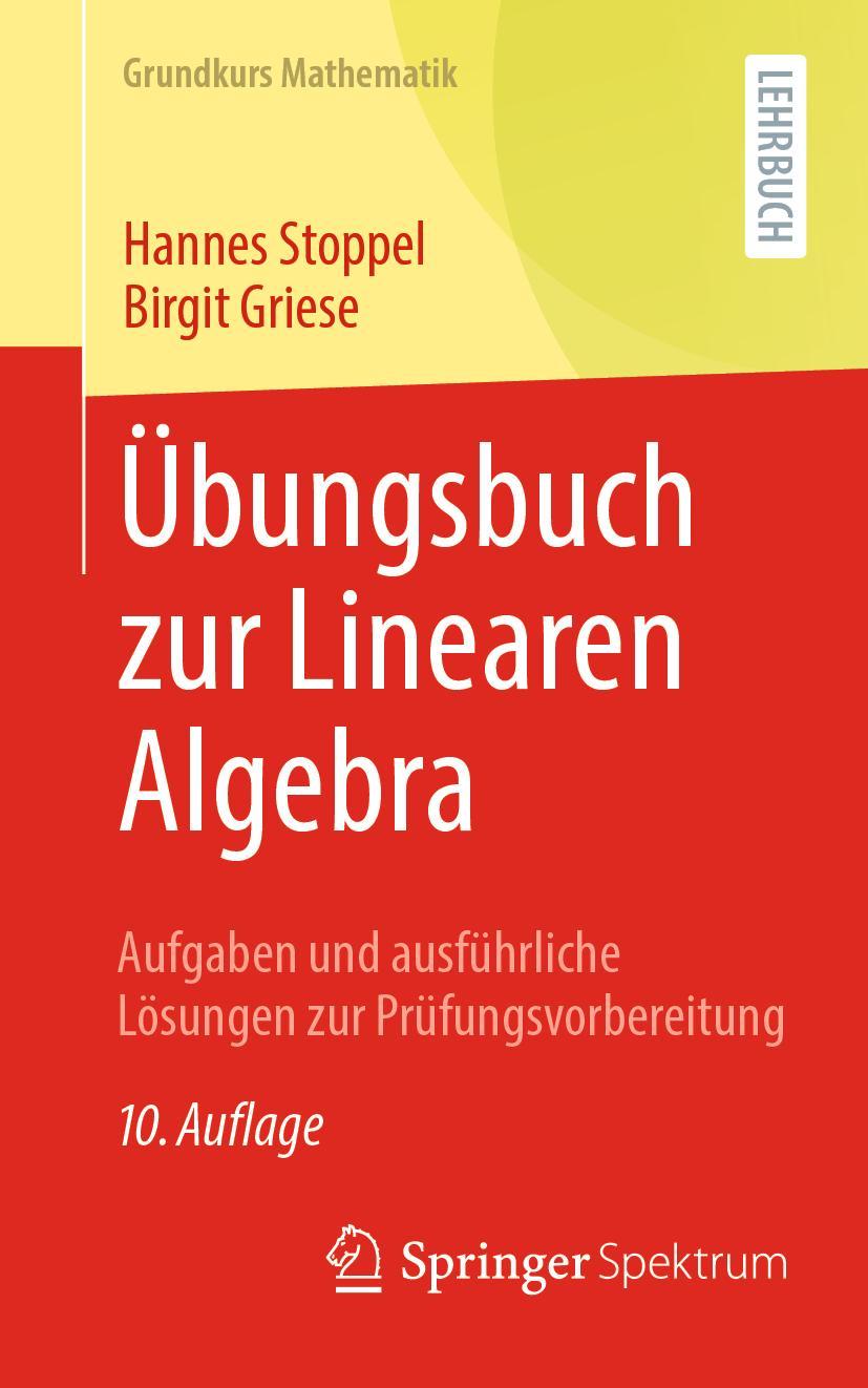 Vorderes Coverbild Übungsbuch zur Linearen Algebra