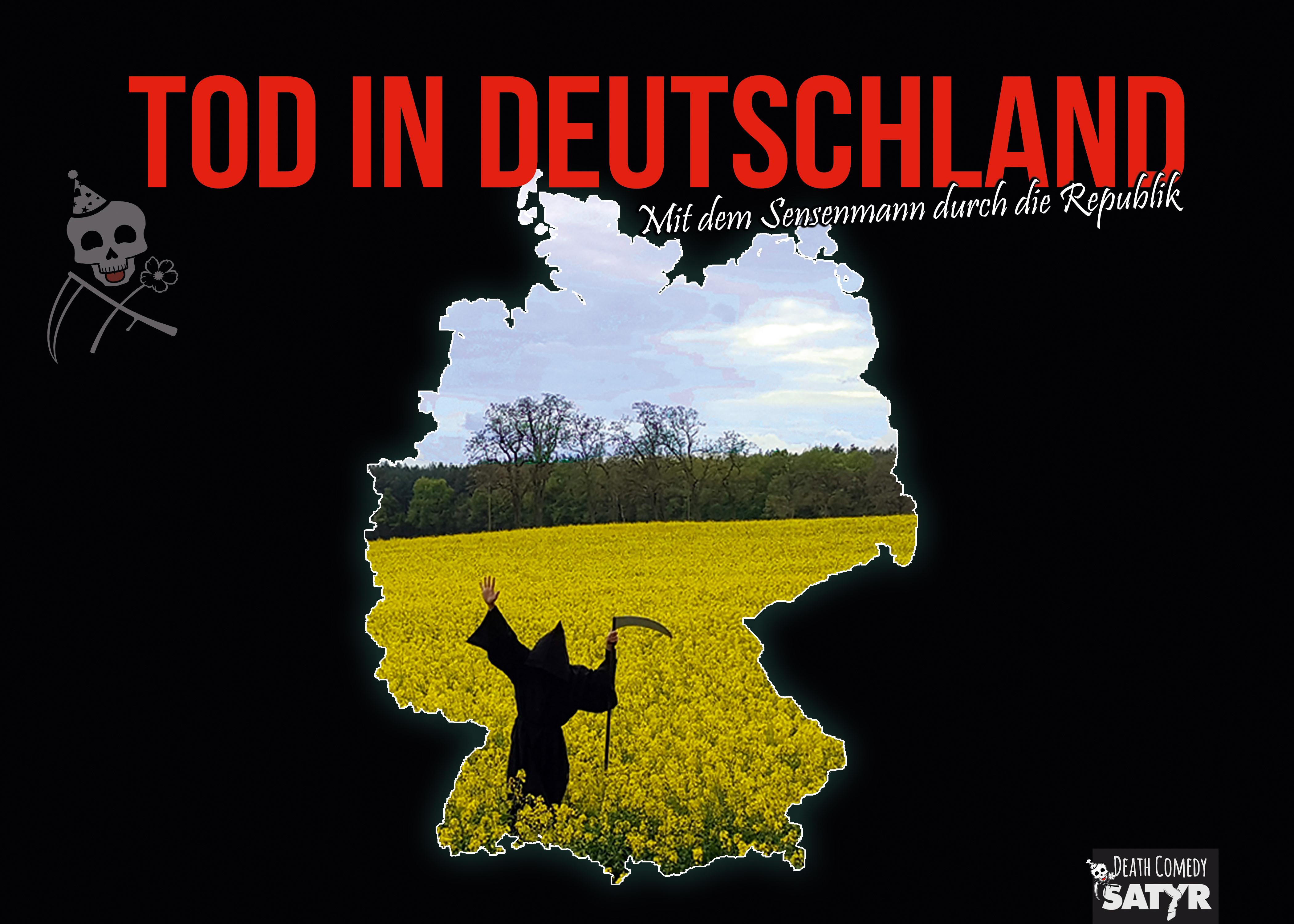 Vorderes Coverbild Tod in Deutschland - Mit dem Sensenmann durch die Republik