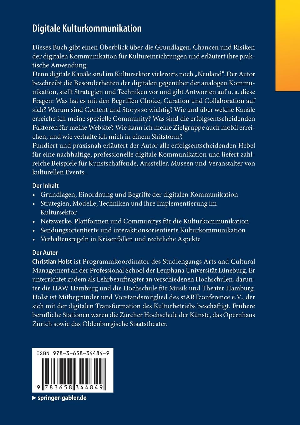 Rückseitencover Digitale Kulturkommunikation