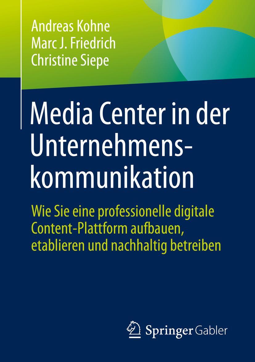 Vorderes Coverbild Media Center in der Unternehmenskommunikation