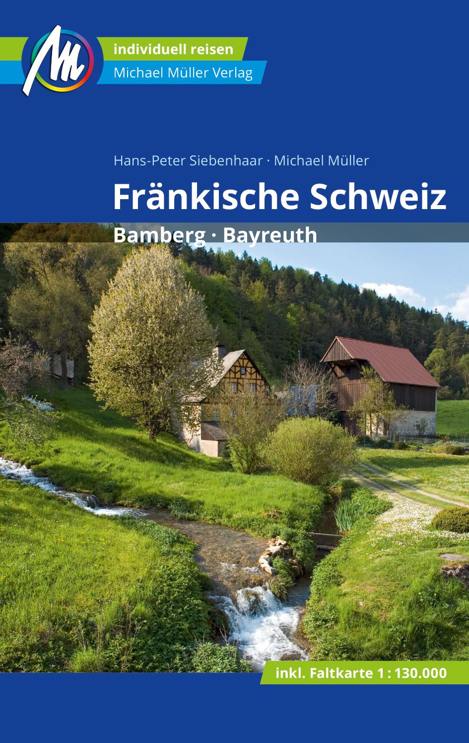 Vorderes Coverbild Fränkische Schweiz Reiseführer Michael Müller Verlag