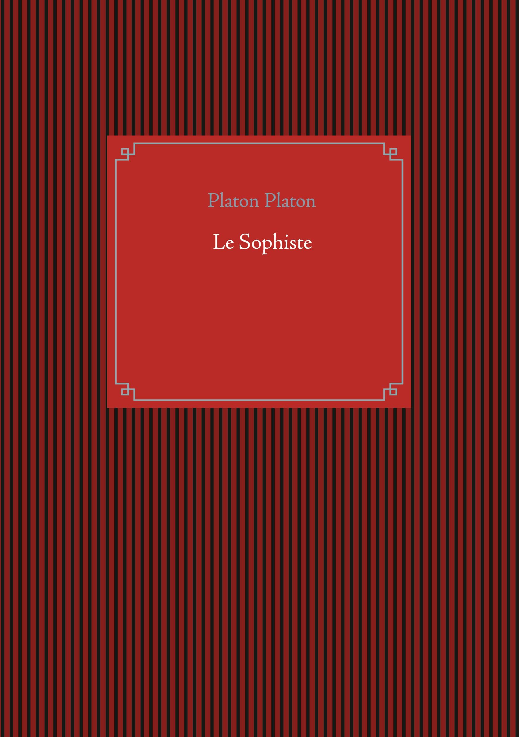 Vorderes Coverbild Le Sophiste