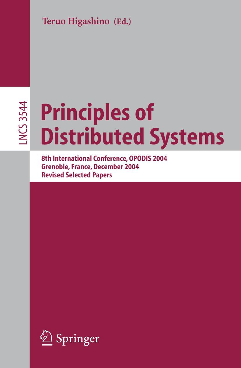 Vorderes Coverbild Principles of Distributed Systems