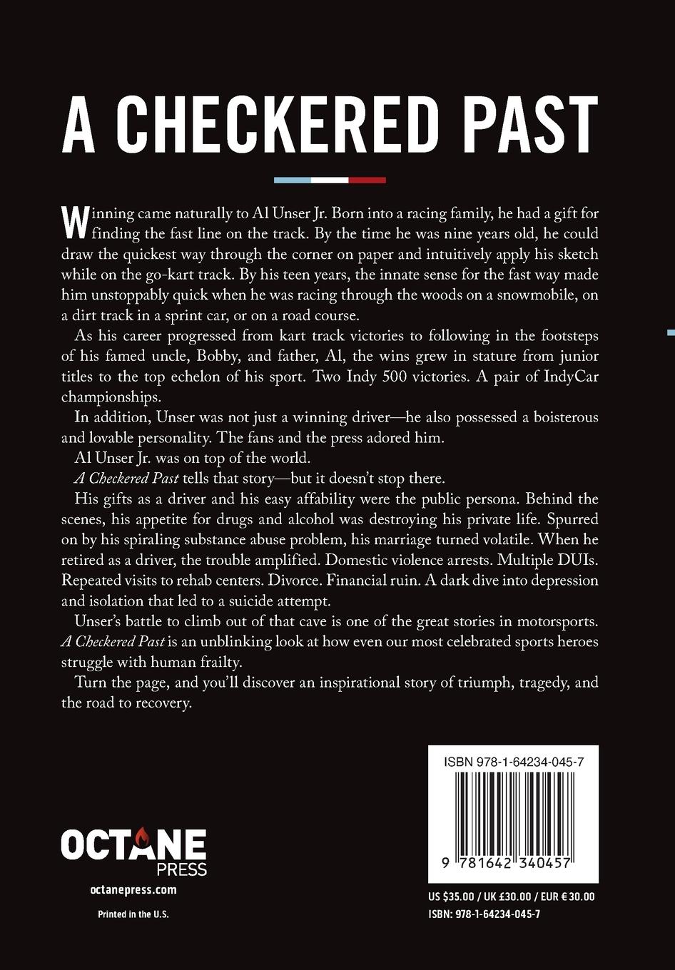 Rückseitencover Al Unser Jr: A Checkered Past