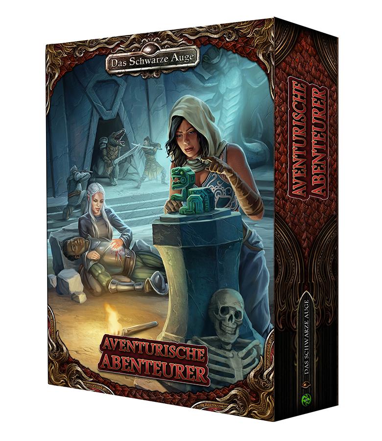 Vorderes Coverbild DSA5 - Aventurische Abenteurer 1 - Box