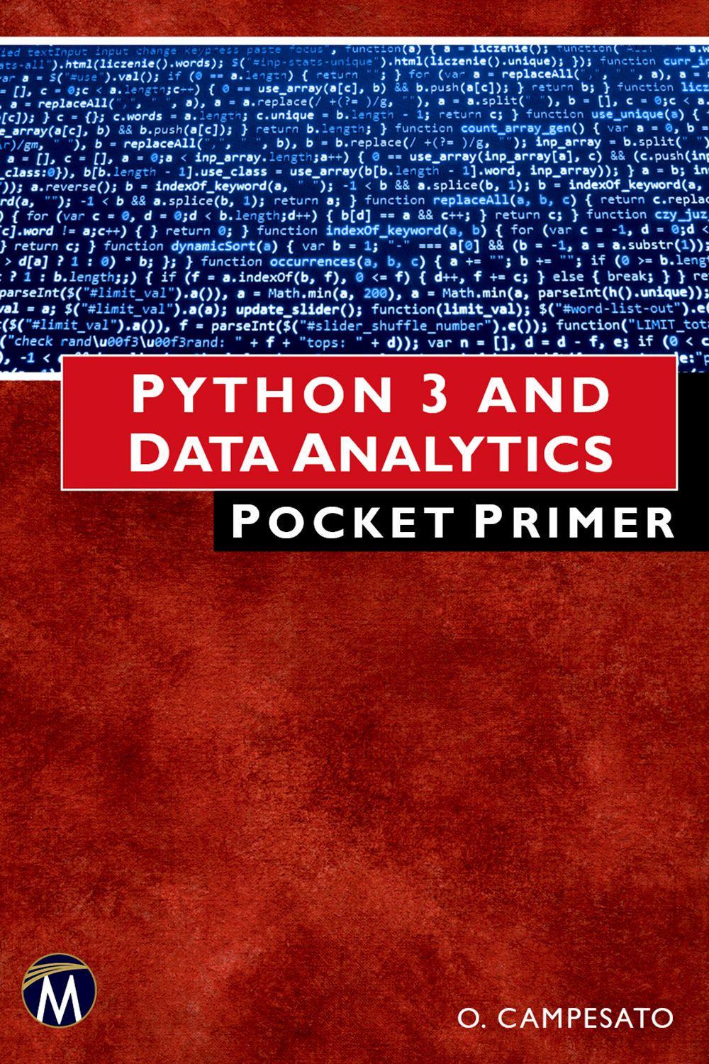 Vorderes Coverbild Python 3 and Data Analytics Pocket Primer