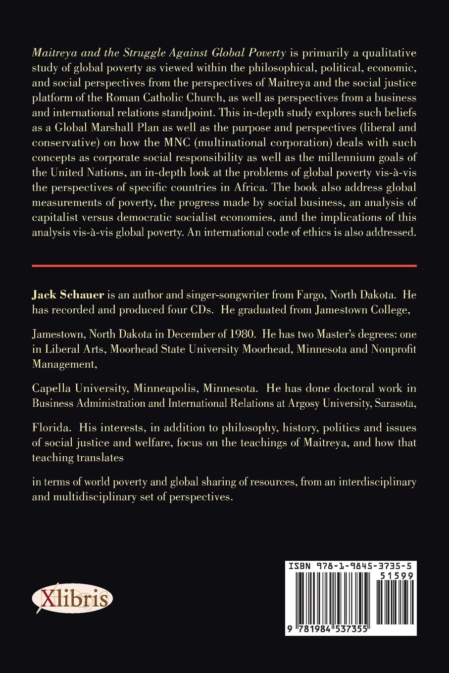 Rückseitencover Maitreya and the Struggle Against Global Poverty