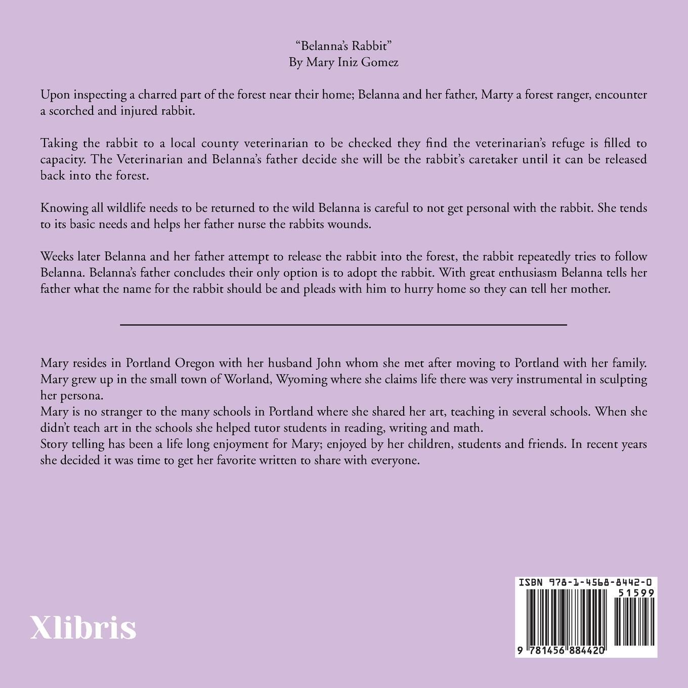 Rückseitencover Belanna's Rabbit