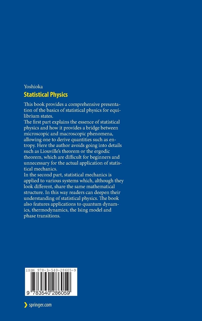 Rückseitencover Statistical Physics