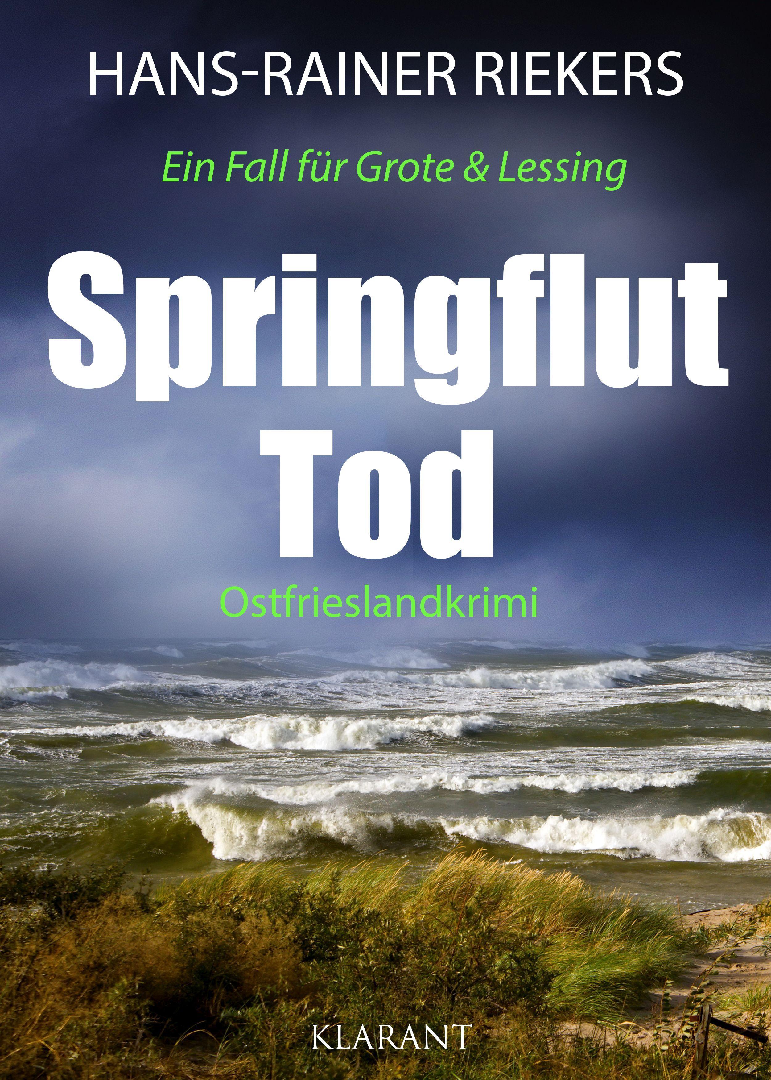 Vorderes Coverbild Springfluttod. Ostfrieslandkrimi