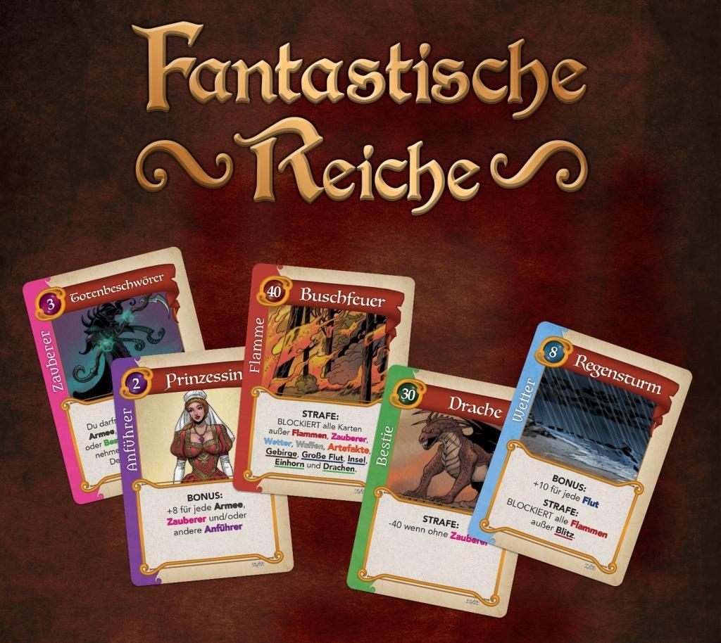 Beispielinhalt (Bild) Fantastische Reiche *Nominiert Kennerspiel des Jahres 2021*
