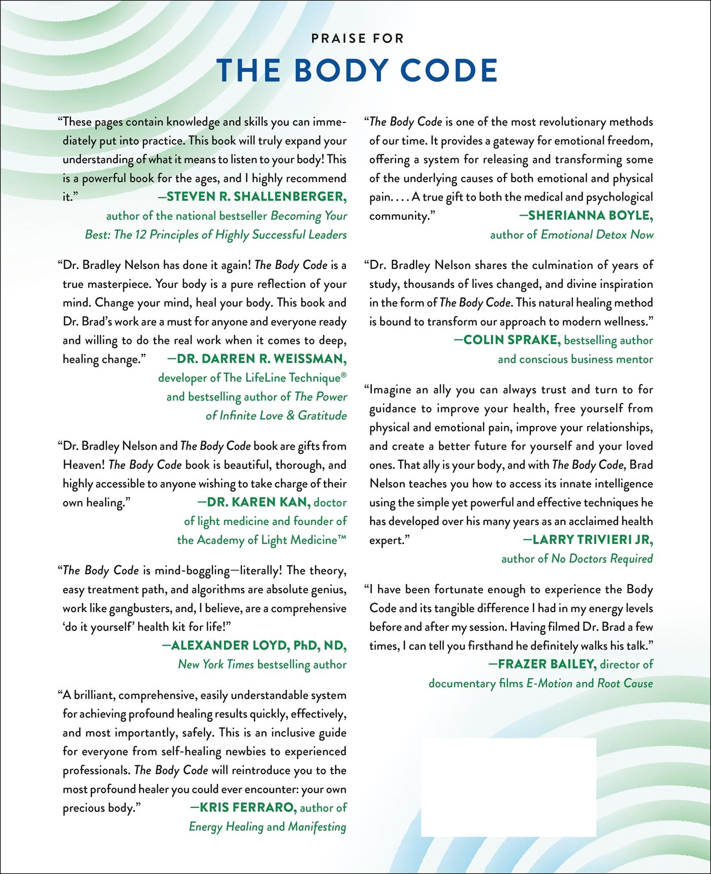 Rückseitencover The Body Code