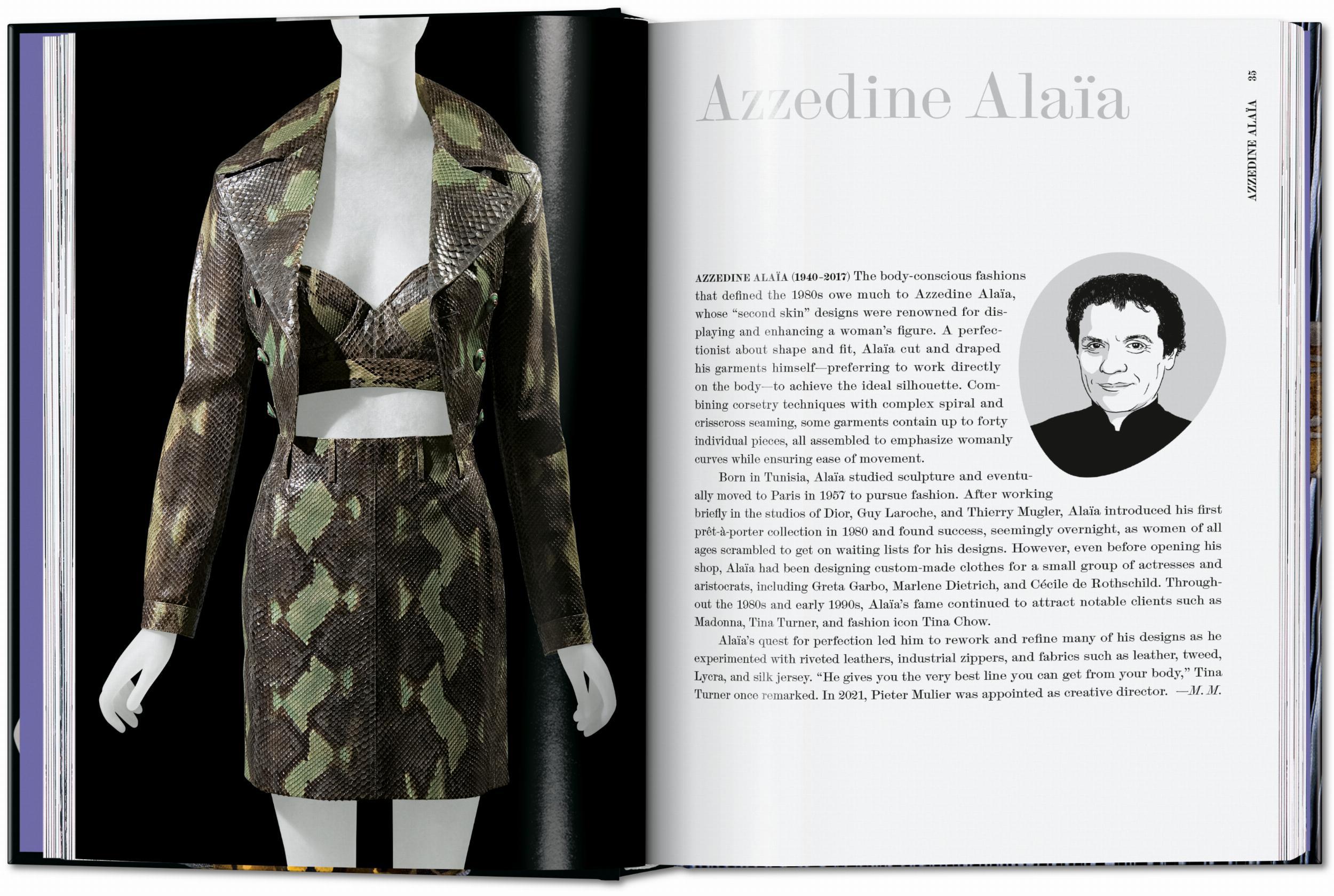 Beispielinhalt (Bild) Modedesigner A-Z. 40th Ed.