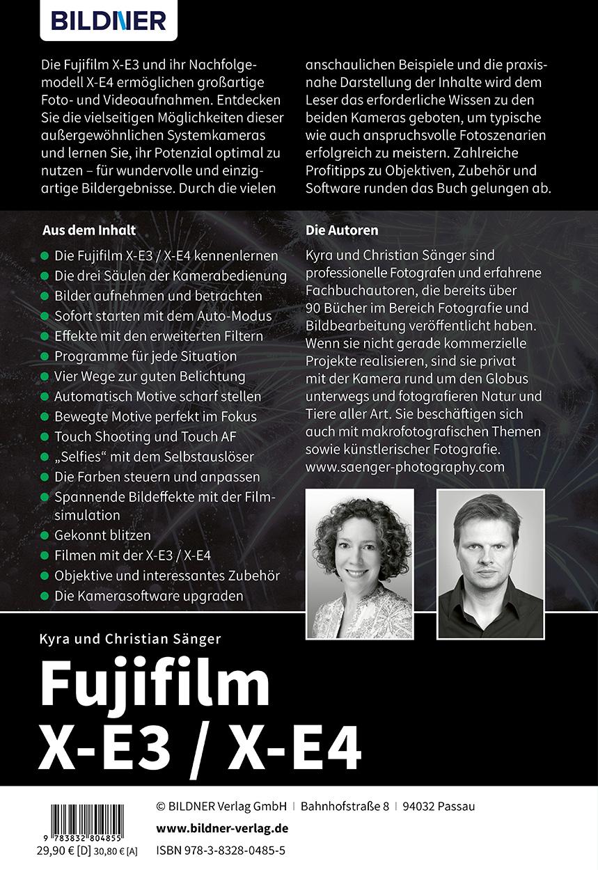 Rückseitencover Fujifilm X-E3 / X-E4