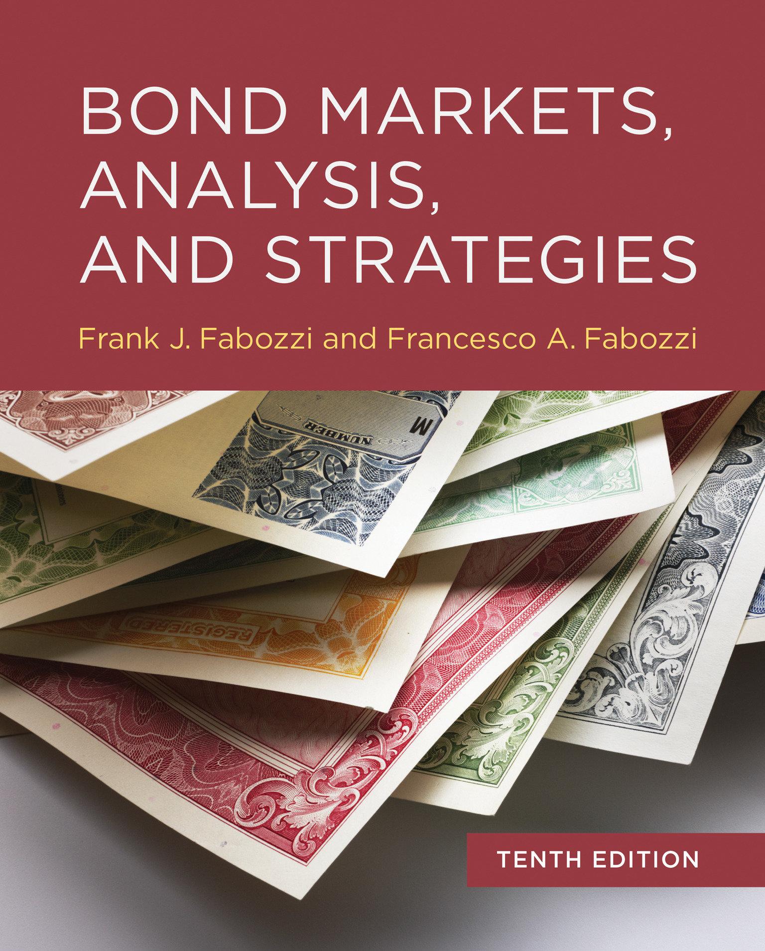 Vorderes Coverbild Bond Markets, Analysis, and Strategies, tenth edition