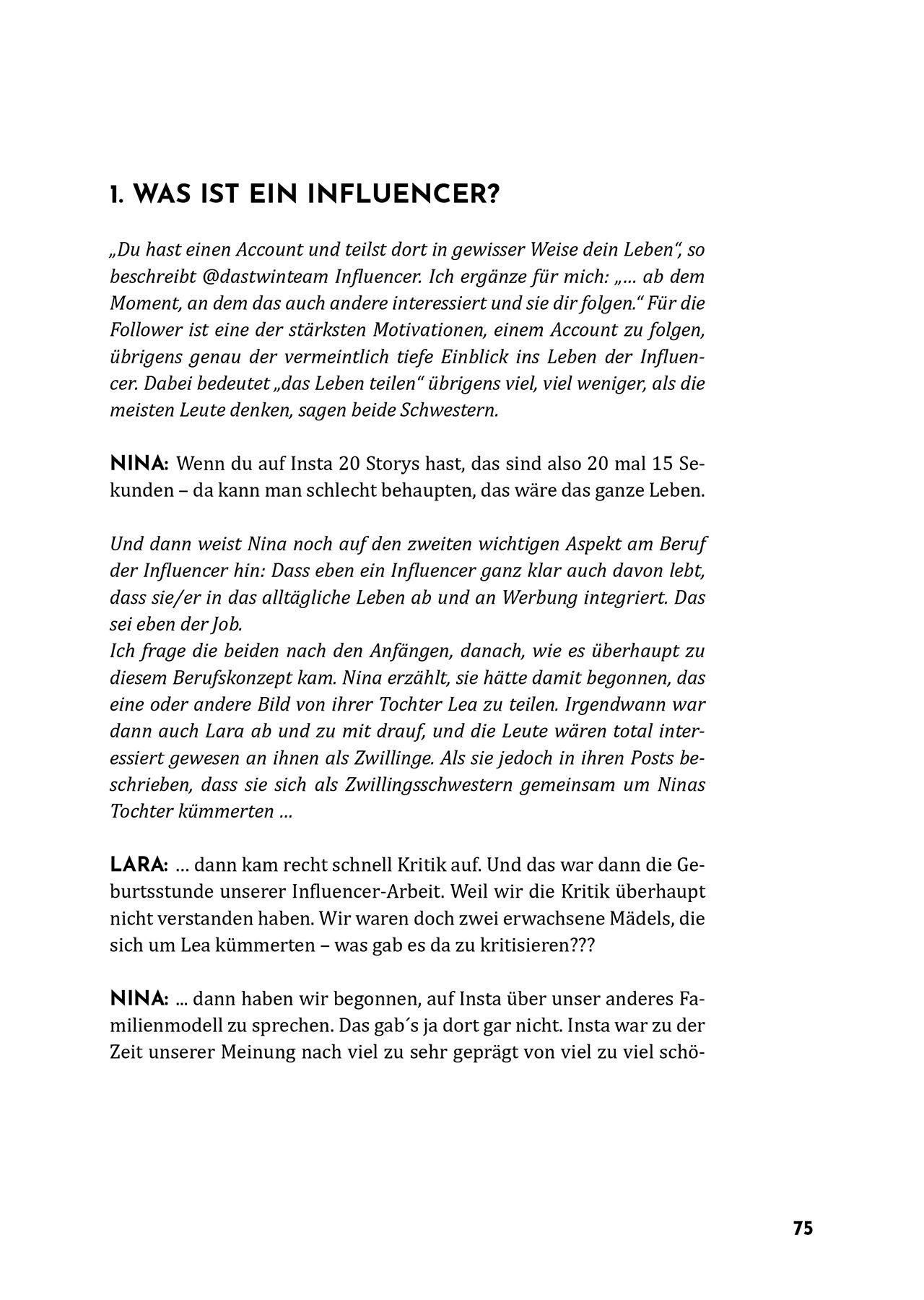 Beispielinhalt (Bild) Hashtag Doppelleben