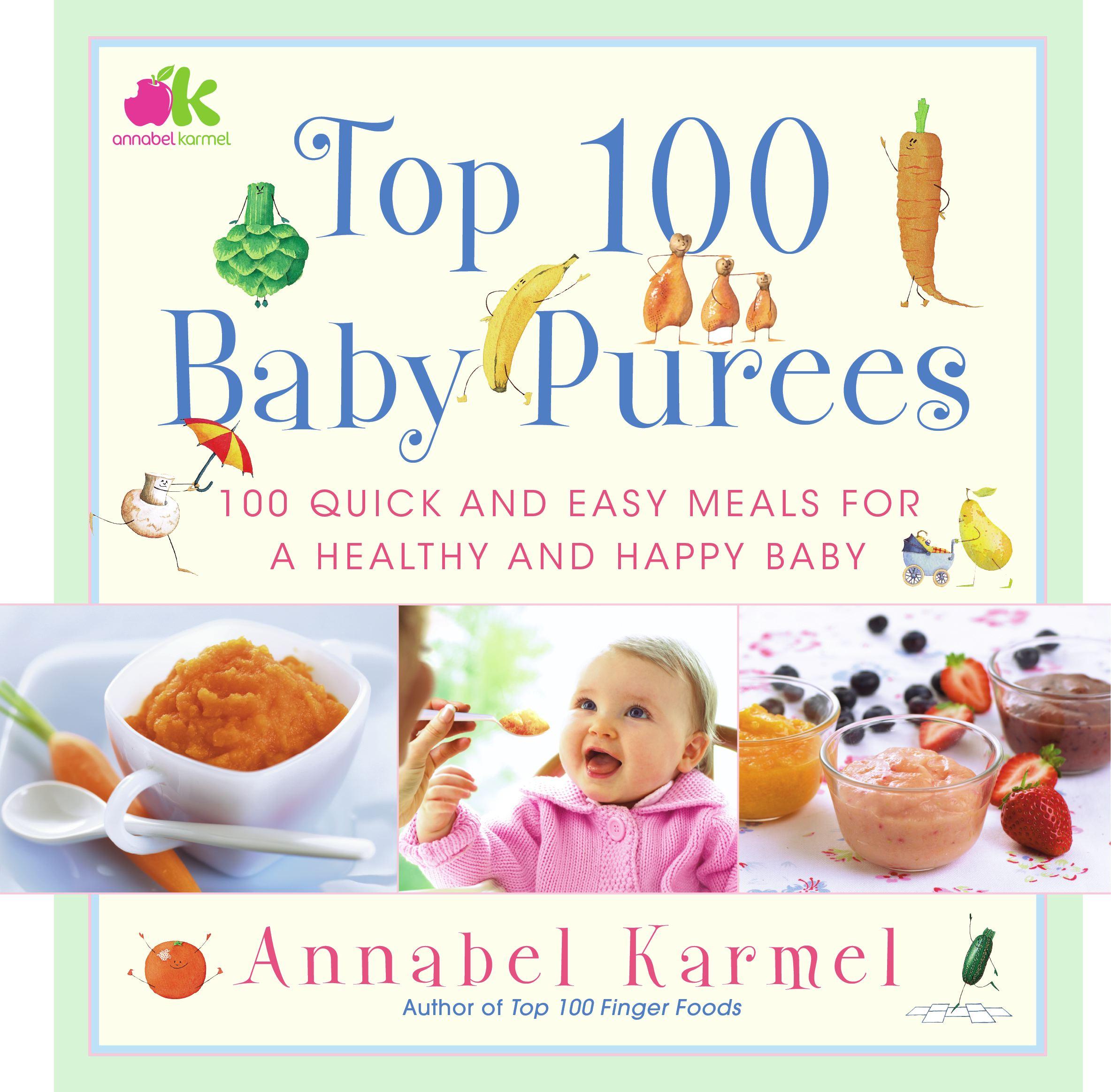 Vorderes Coverbild Top 100 Baby Purees