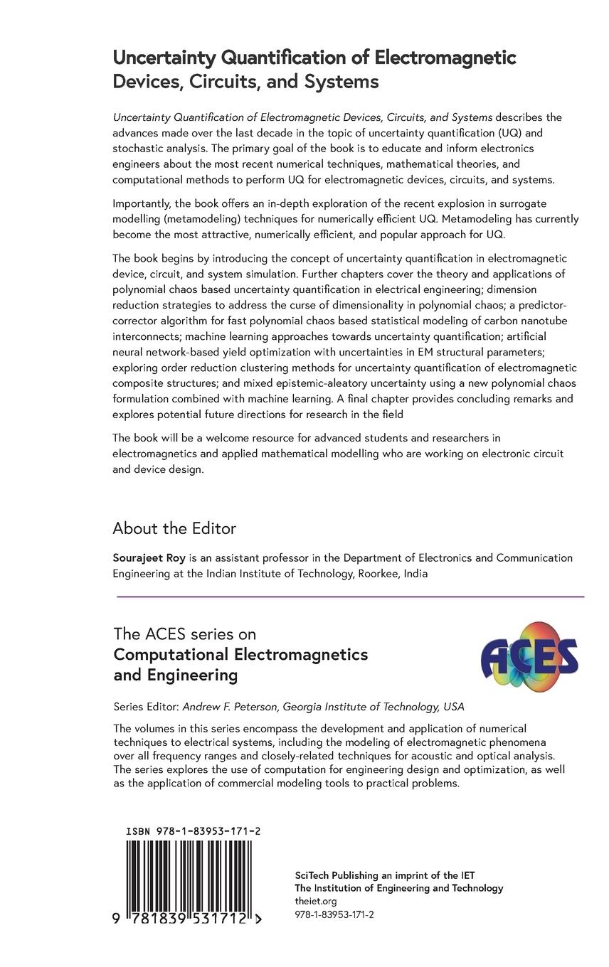 Rückseitencover Uncertainty Quantification of Electromagnetic Devices, Circuits, and Systems