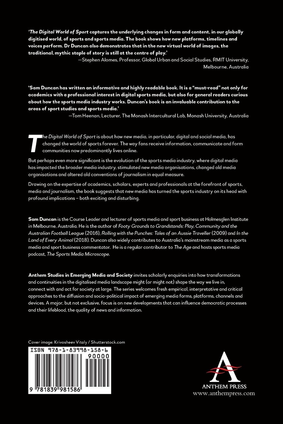 Rückseitencover The Digital World of Sport