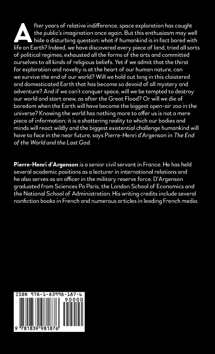 Rückseitencover The End of the World and the Last God