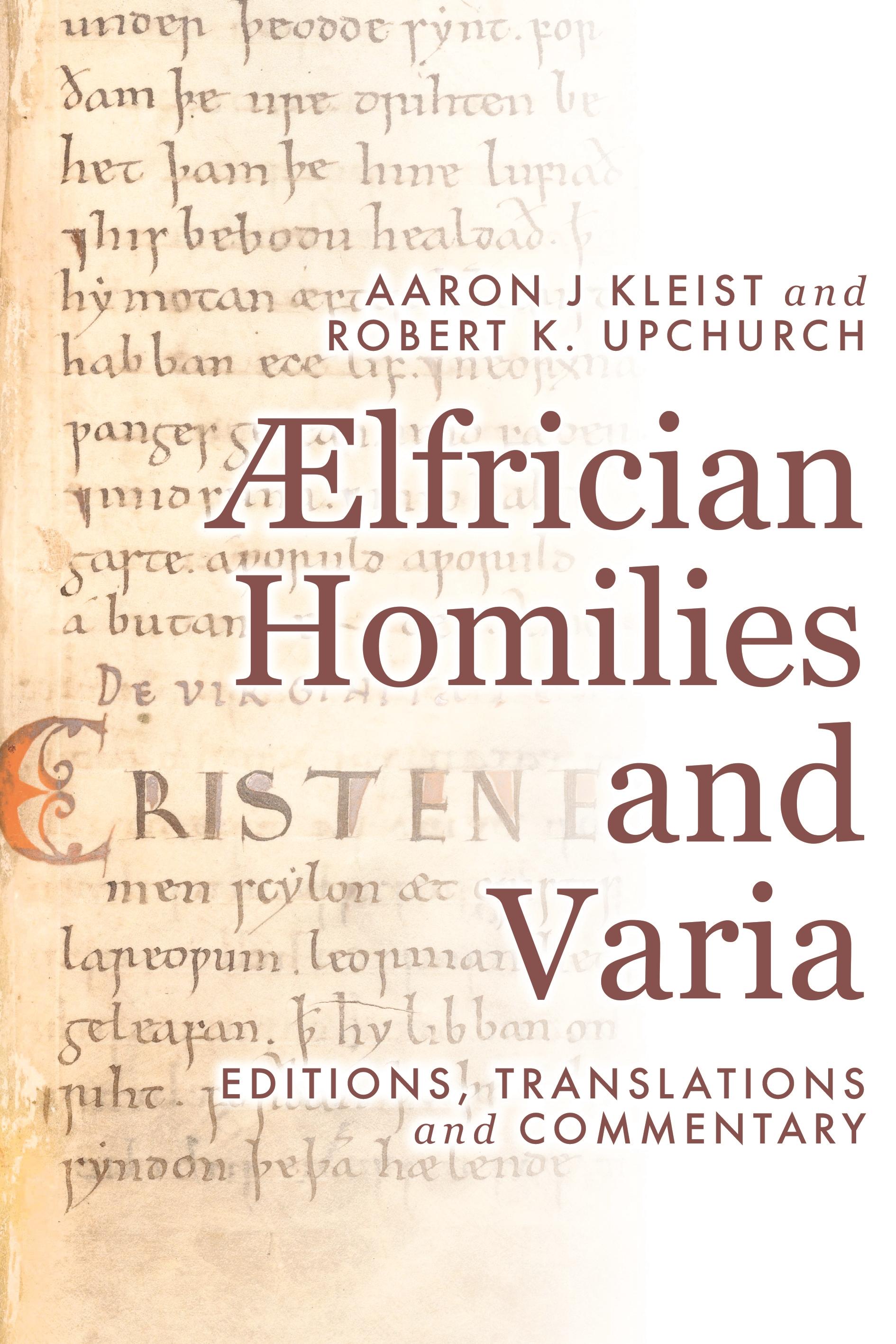 Vorderes Coverbild ÆLfrician Homilies and Varia