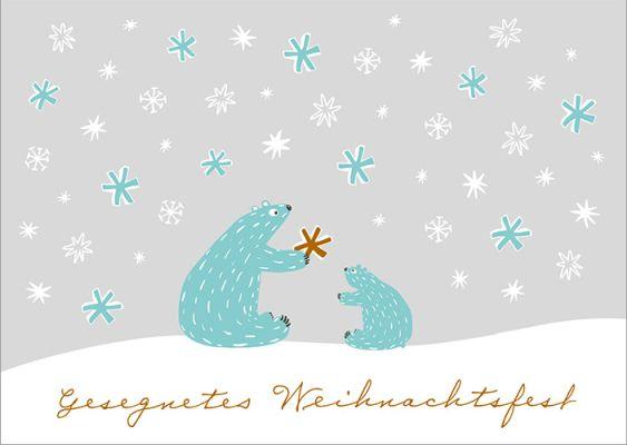 Beispielinhalt (Bild) Gesegnete Weihnachten - Postkartenset