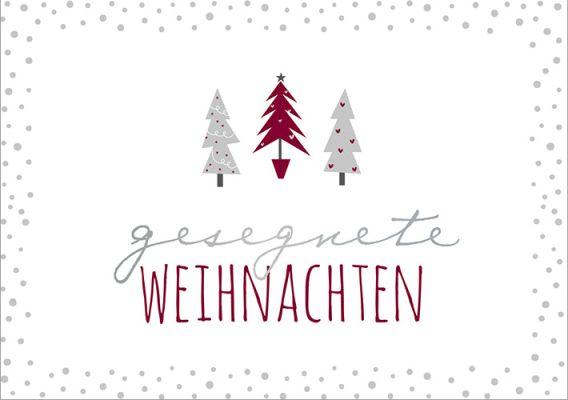 Beispielinhalt (Bild) Gesegnete Weihnachten - Postkartenset