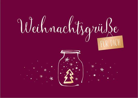 Beispielinhalt (Bild) Gesegnete Weihnachten - Postkartenset