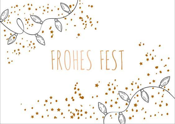 Beispielinhalt (Bild) Gesegnete Weihnachten - Postkartenset