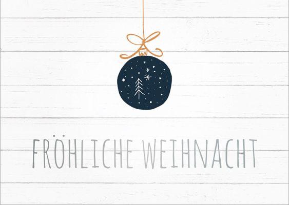 Beispielinhalt (Bild) Gesegnete Weihnachten - Postkartenset