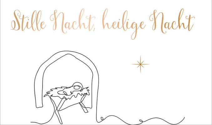 Beispielinhalt (Bild) Gesegnete Weihnachten - Postkartenset