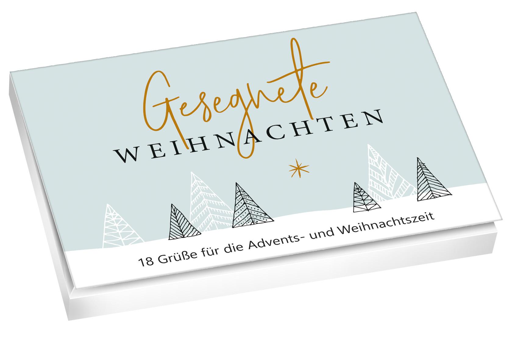 Vorderes Coverbild Gesegnete Weihnachten - Postkartenset