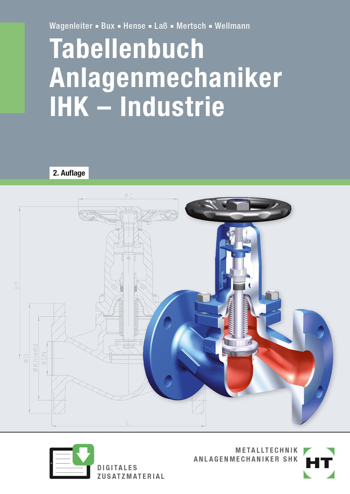 Vorderes Coverbild eBook inside: Buch und eBook Tabellenbuch Anlagenmechaniker IHK - Industrie